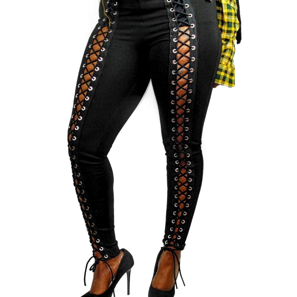 Fashion Nova X's and O'S Laced Pants